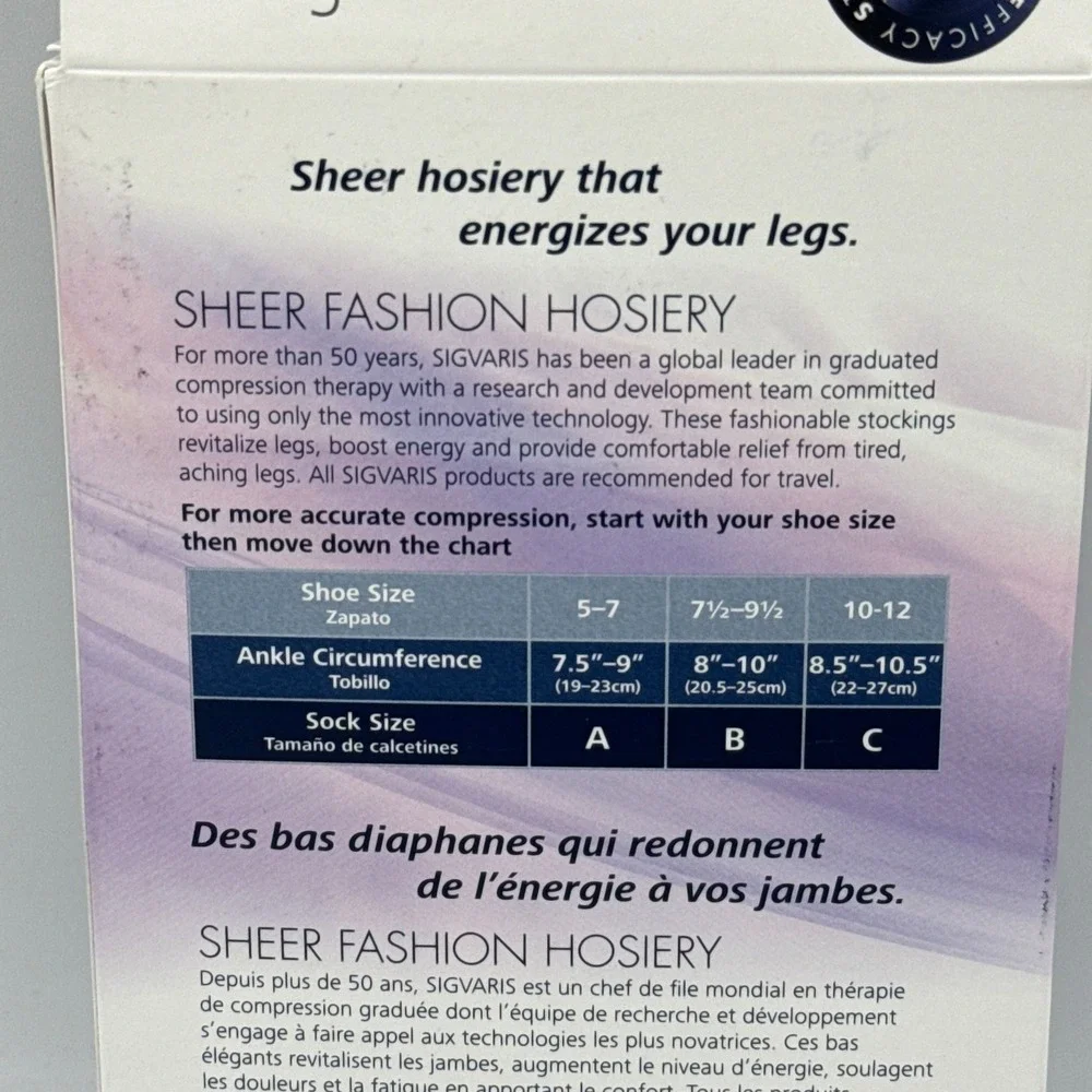 Sigvaris Well Being Compression Hosiery Womens Size A Knee High 15-20mmHg 7 Lot